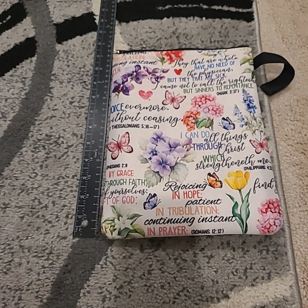 Floral Scripture Tablet Case